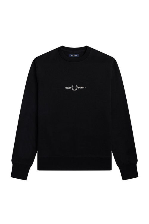 Fred Perry Black Sweatshirt