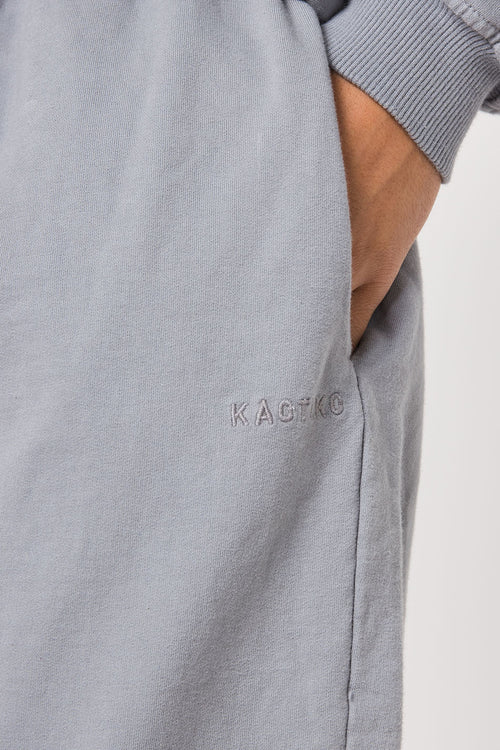 Washed Detroit Jogger-Hose Blau