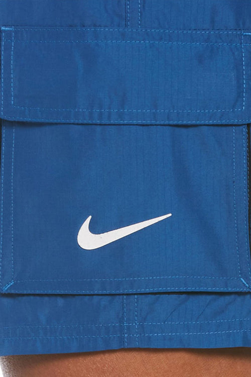 Nike Belted Packable Blue Swimsuit