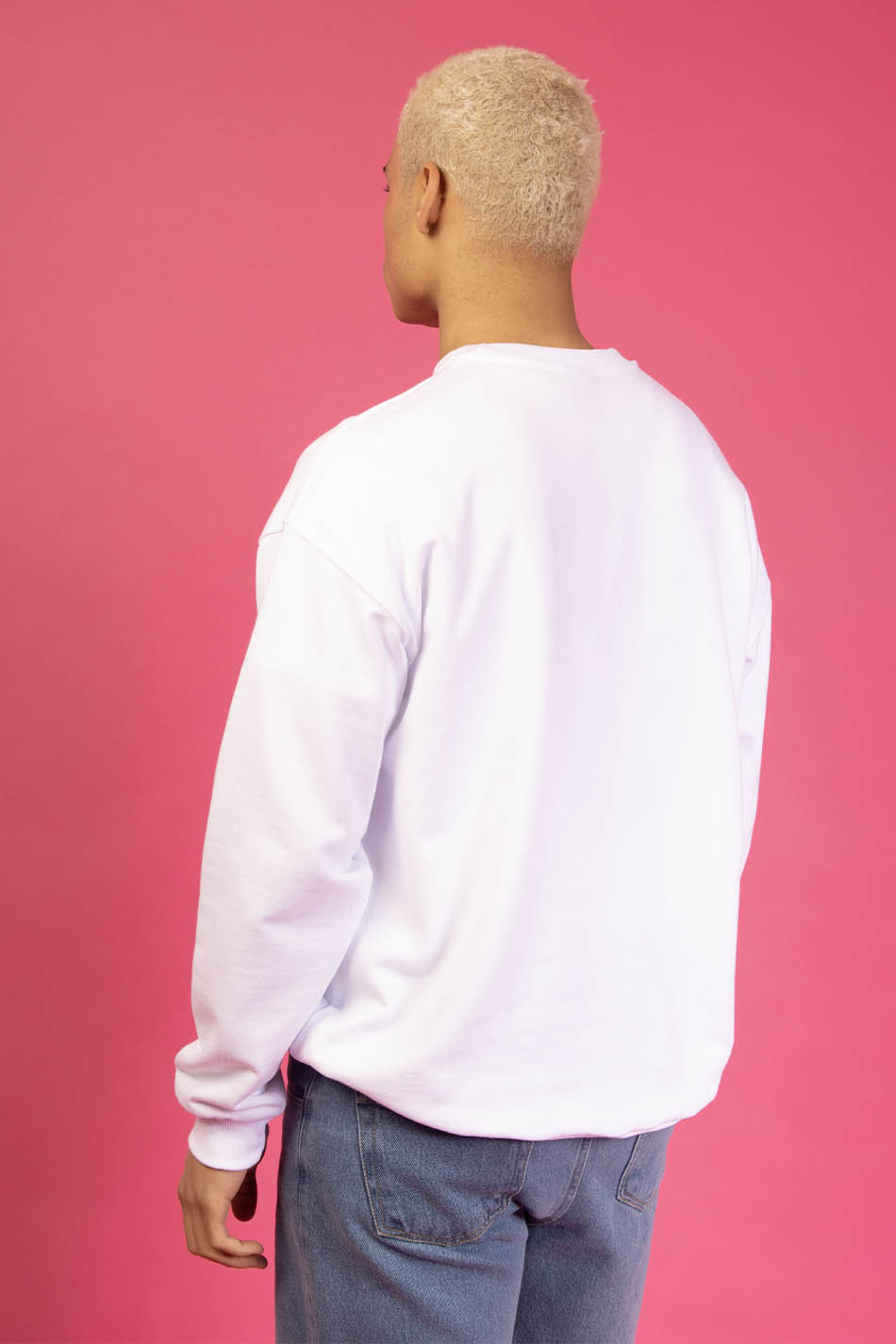 Sweatshirt Crazy Lemon Blanc