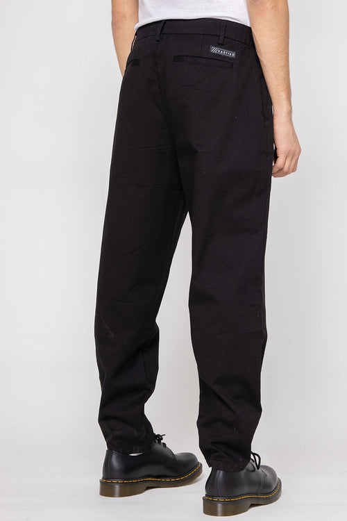 Peg Leg Black Trousers