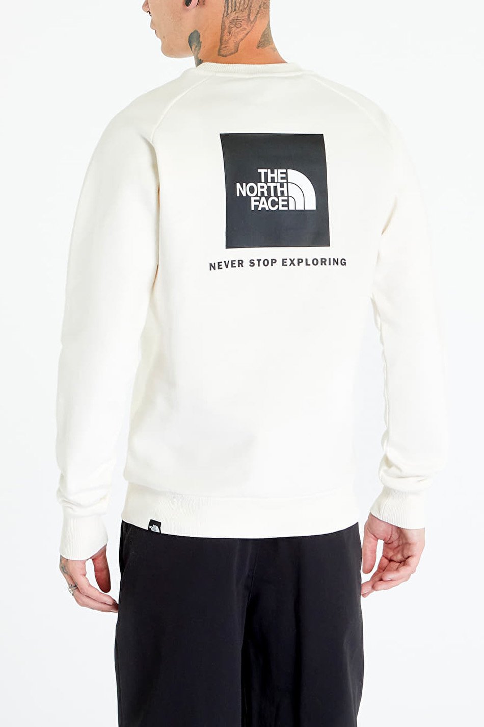 Sweat-shirt The North Face Raglan Redbox Gardenia White