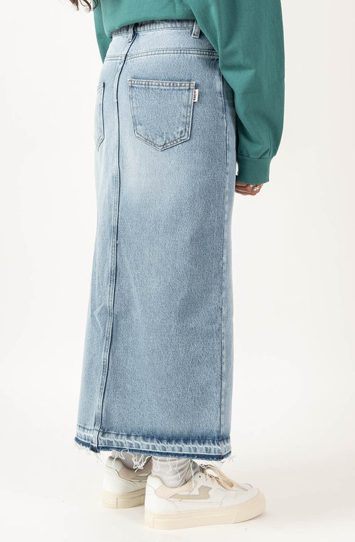 Long Denim Skirt