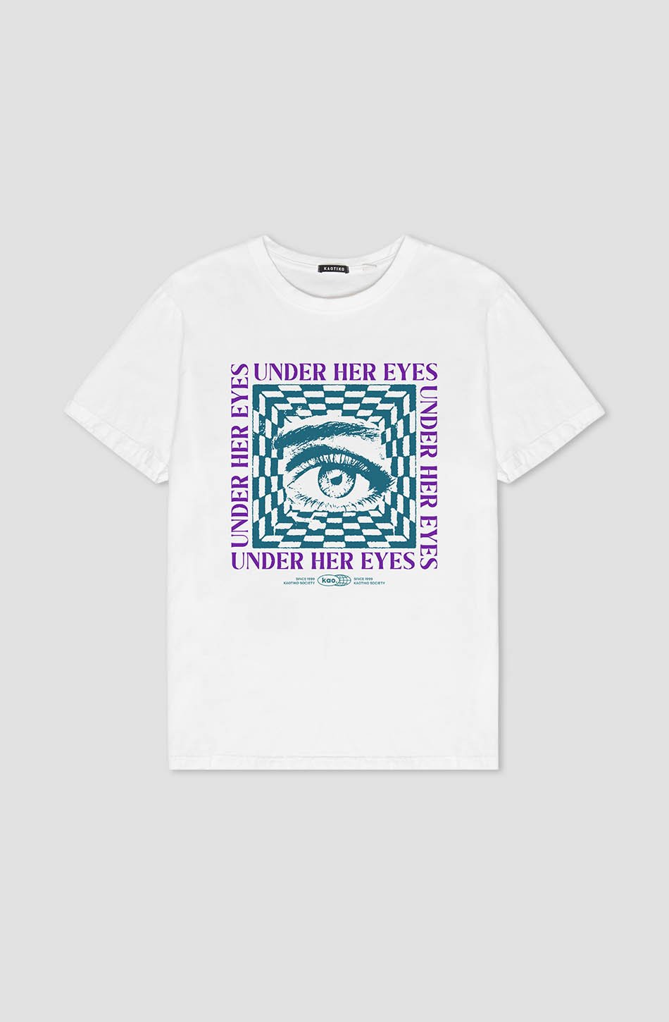 Washed Under Her Eyes White T-shirt