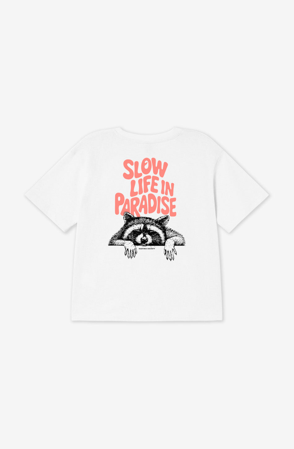 Slow Life Paradise White T-shirt