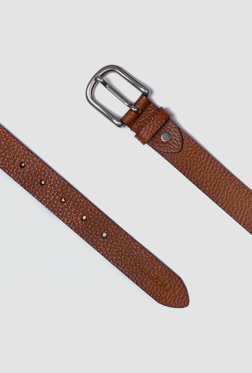 Cinturón Leather Cognac