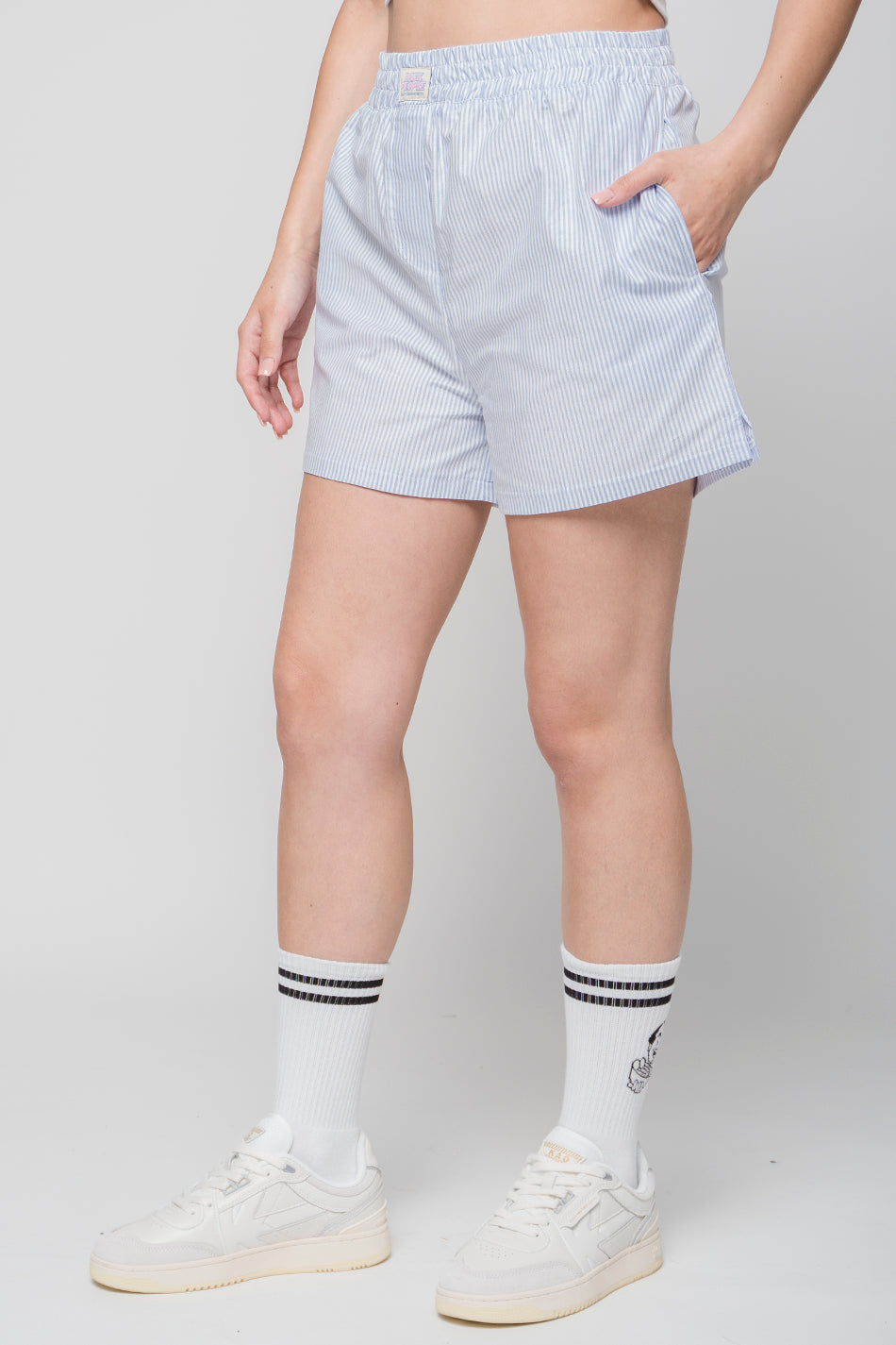 SHORT STRIPES DARK PEOPLE BLUE/WHITE