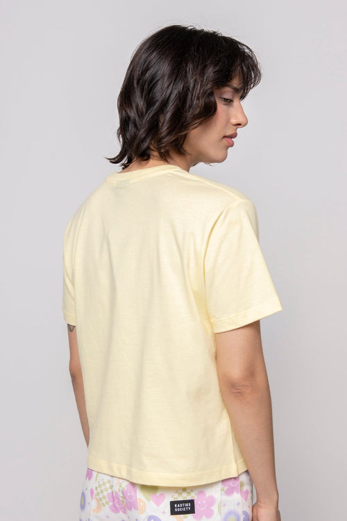 Adina Pastel Yellow T-Shirt