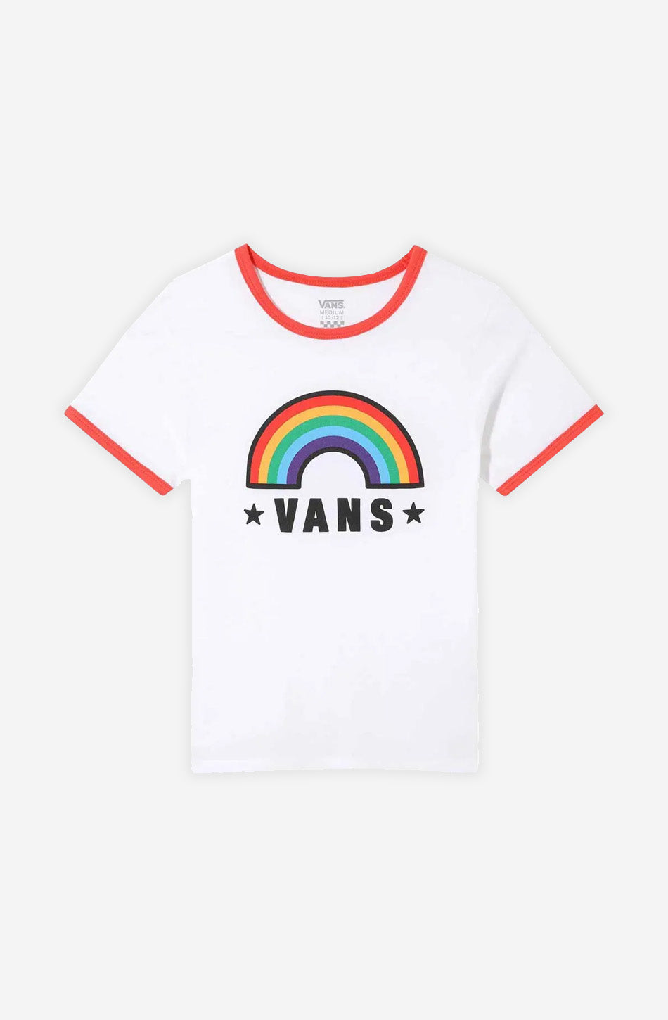 Camiseta Vans Rainbow Patch White Raingred