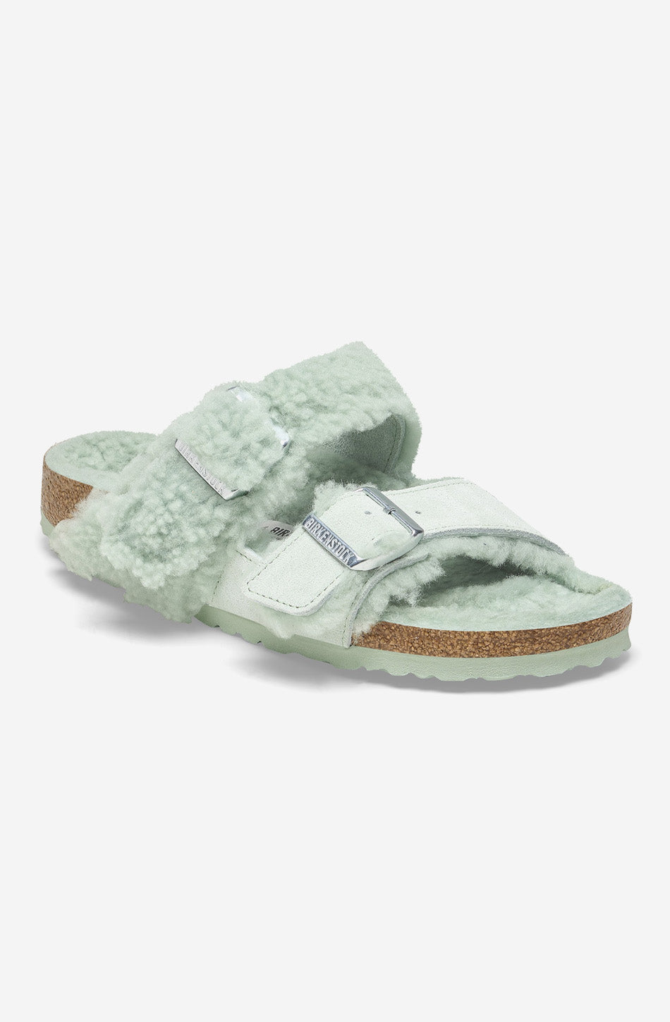 Birkenstock Split Teddy Leather Sandals