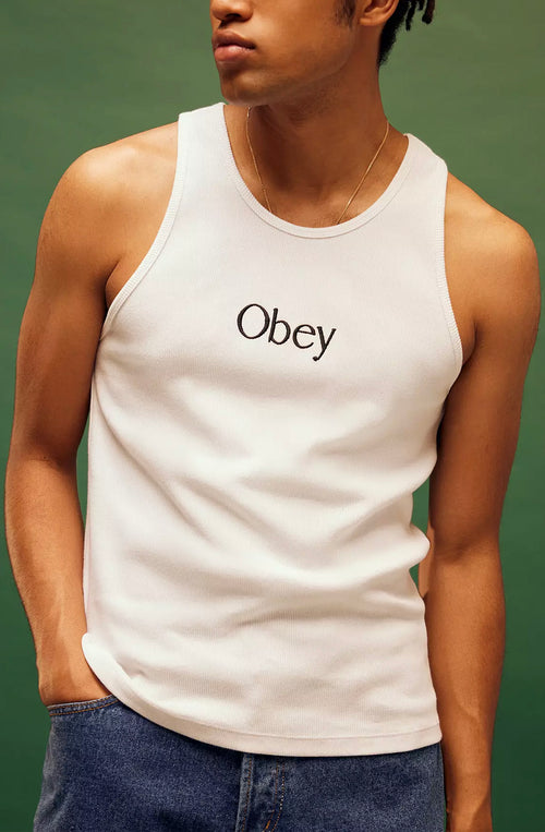 Débardeur Obey Rosemont White