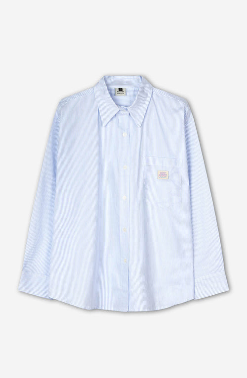 Stripes Shirt Dark People Blue/ White