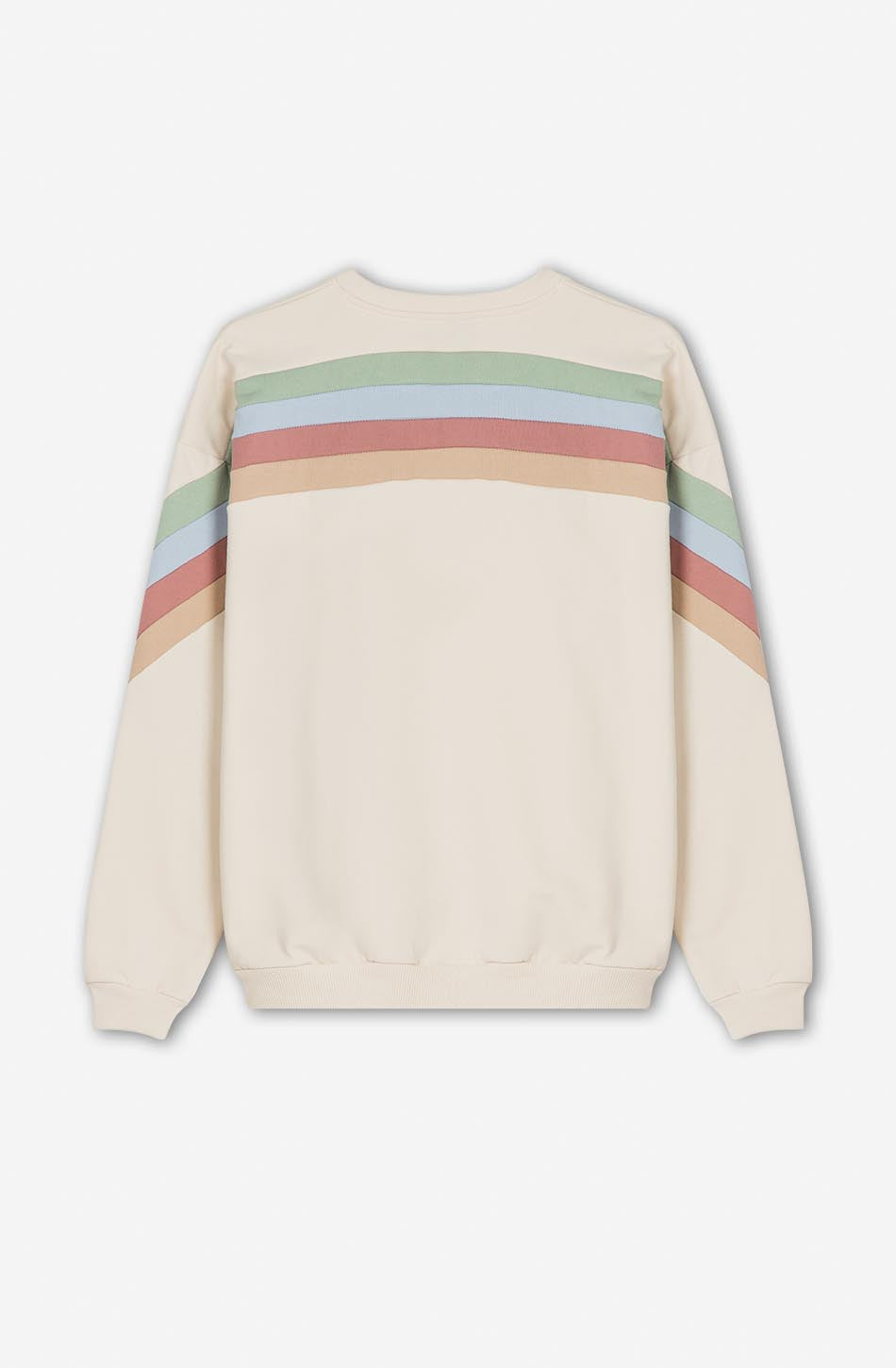 Sudadera Walker Bone/ Palid Green