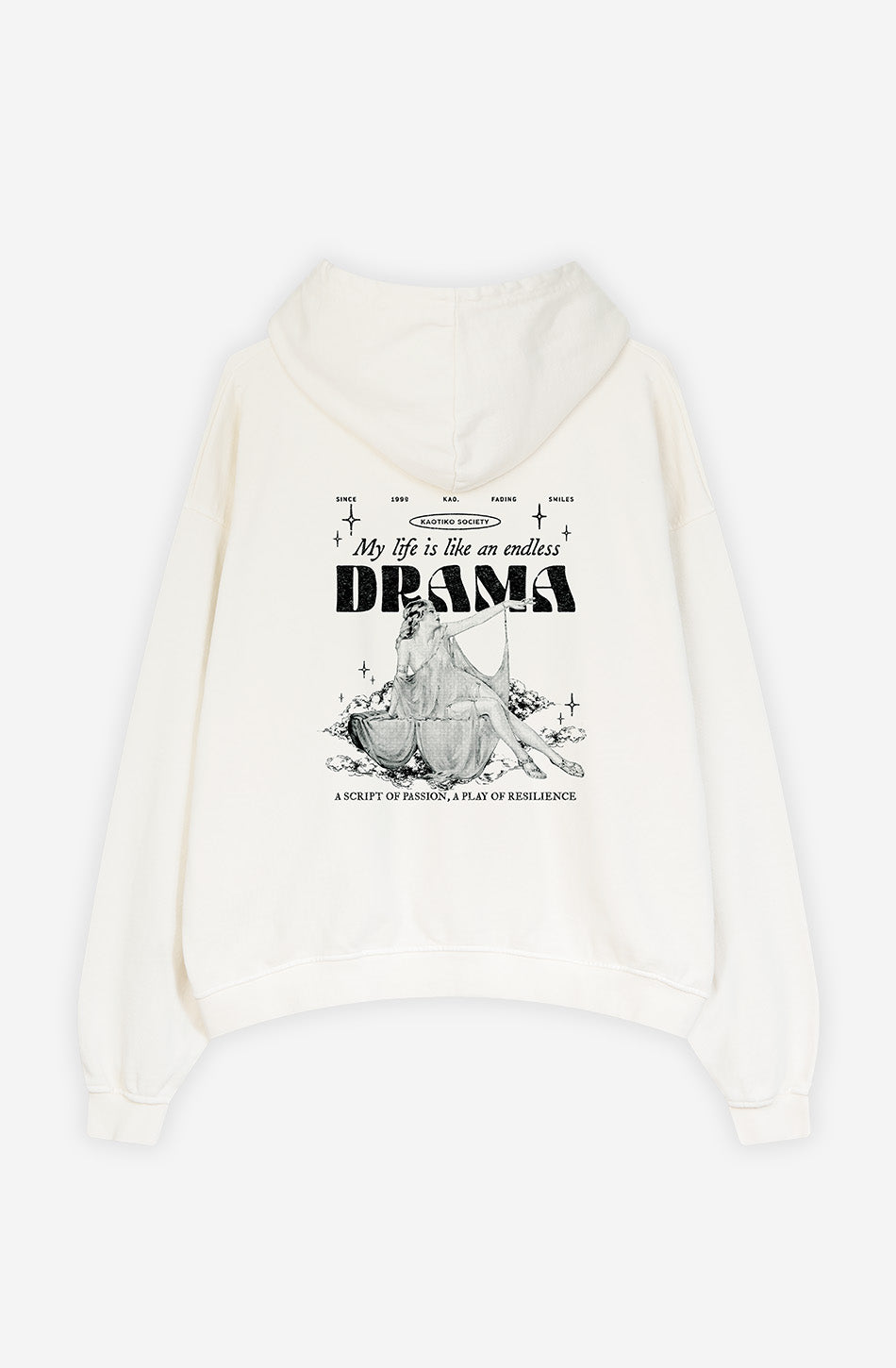 Washed Drama Ivory Sweatshirt