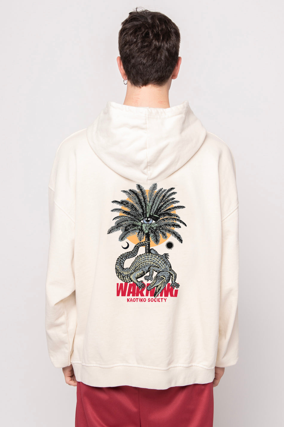 Washed Warning Bone Sweatshirt