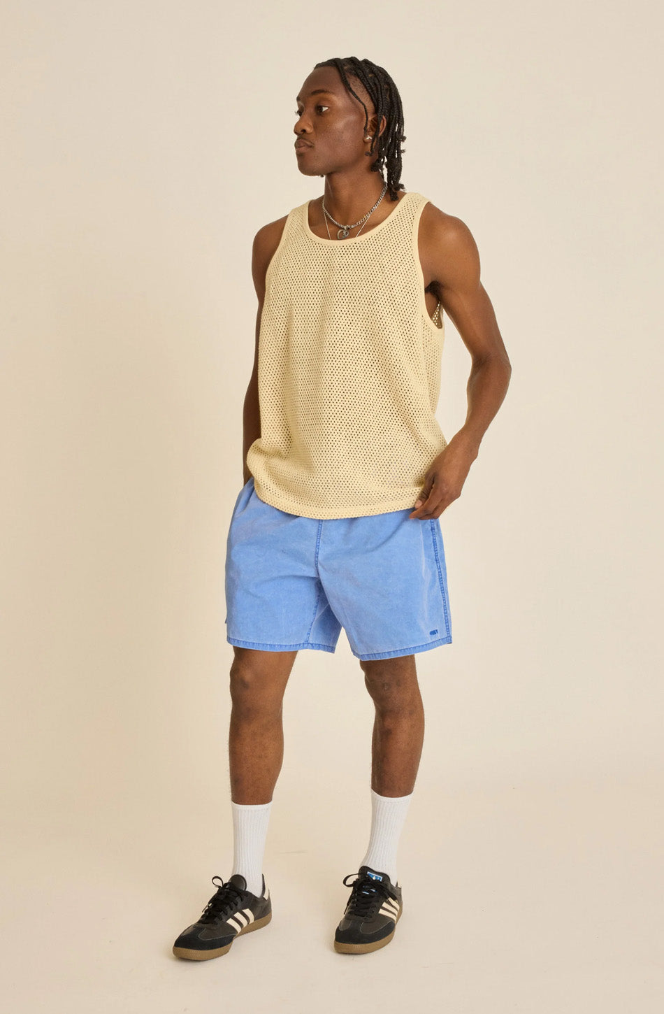 Obey Easy Pigment Dazzling Blue Bermuda Shorts