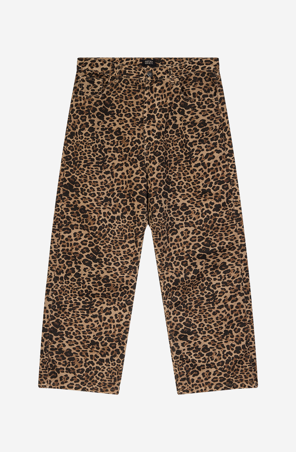 Loose Leopard Brown Trousers