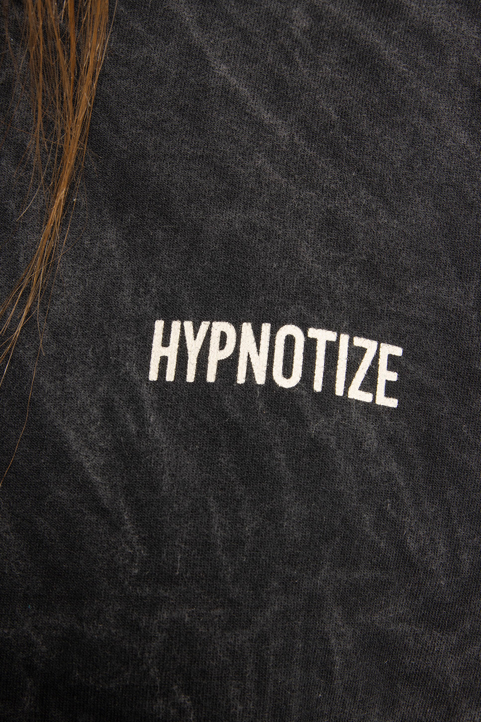 Sweat-shirt délavé Hypnotize noir
