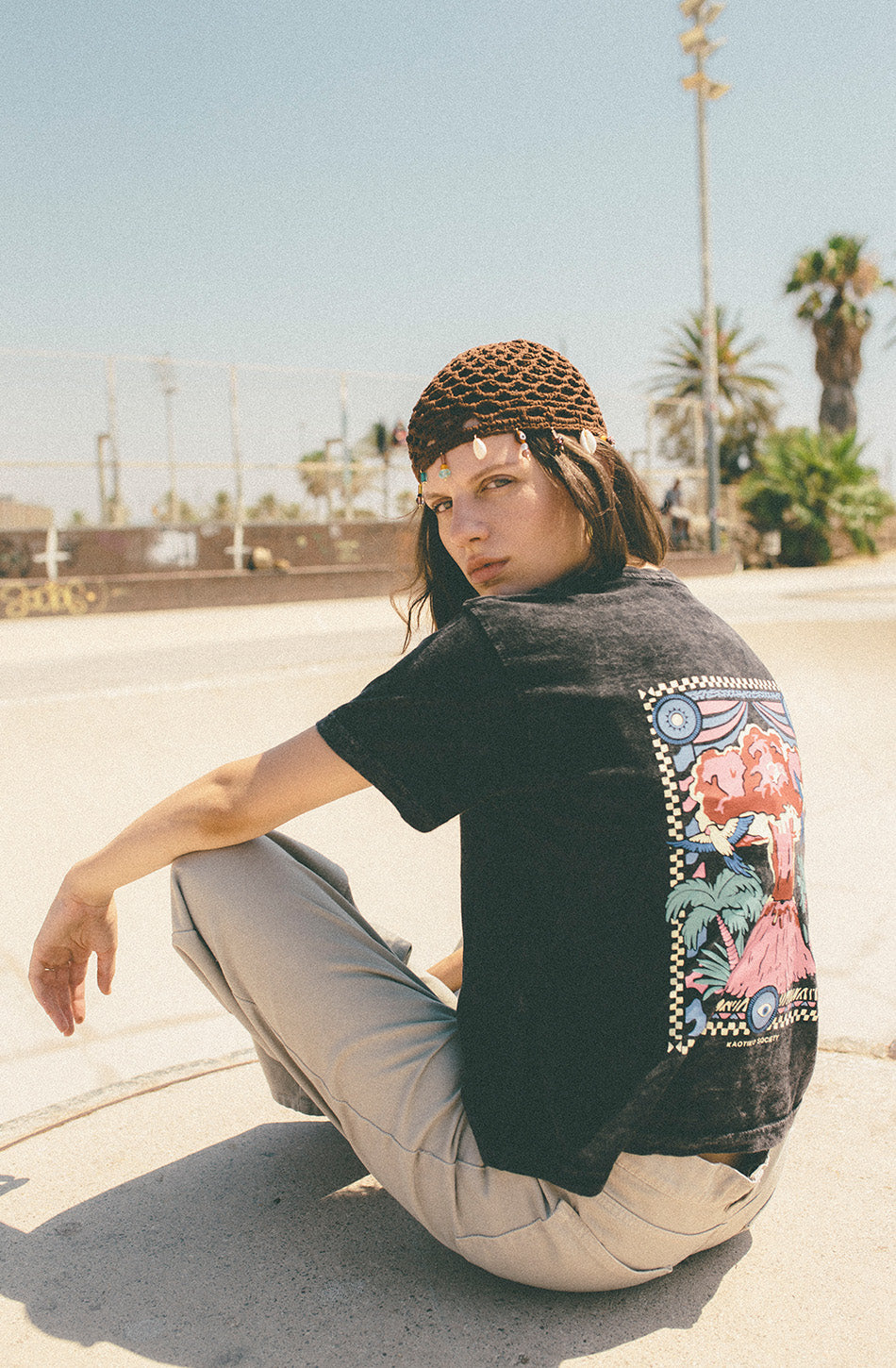 Washed Volcanic Symphony Black T-shirt