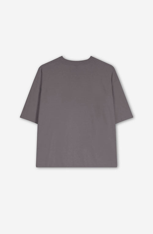 Camiseta Cropped Burning Rebellion Gray