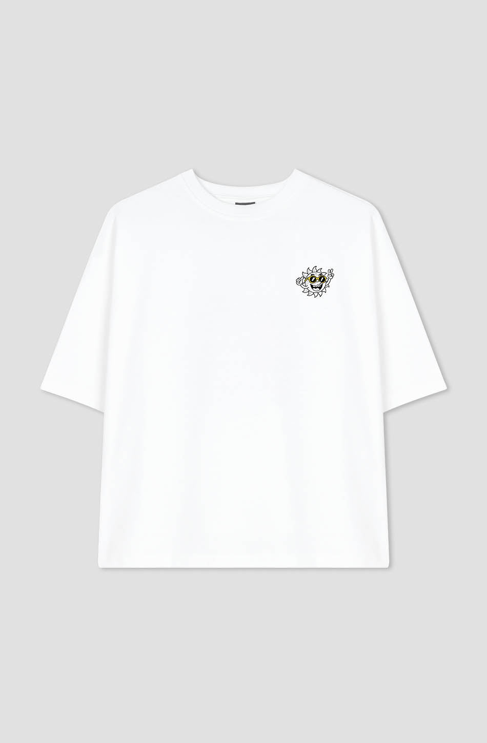 Life Is Short Organic Cotton T-shirt White / Yellow