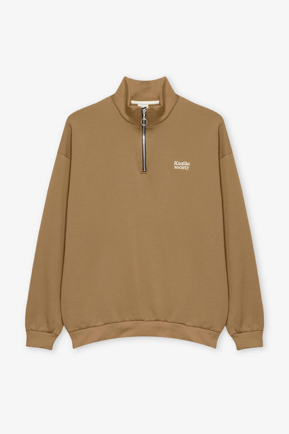 Kaotiko Society Sand Half Zip Sweatshirt