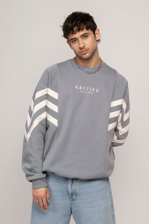 Sudadera Chad Palid Blue / Ivory