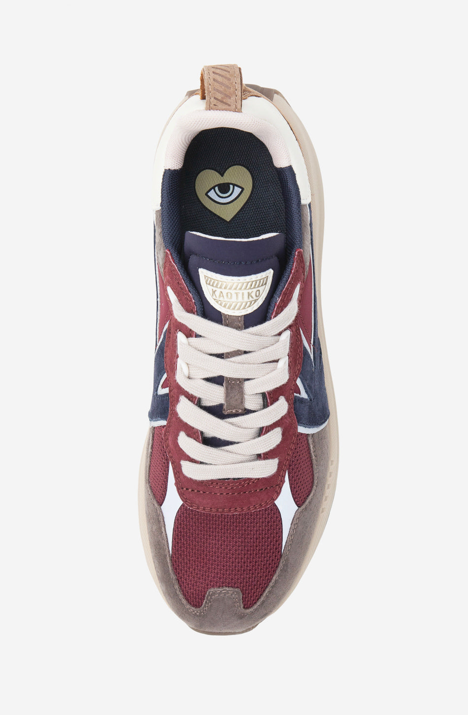 Kaotiko Vancouver Burgundy Sneakers