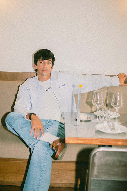 Camisa Cheers Darling Blue Stripes