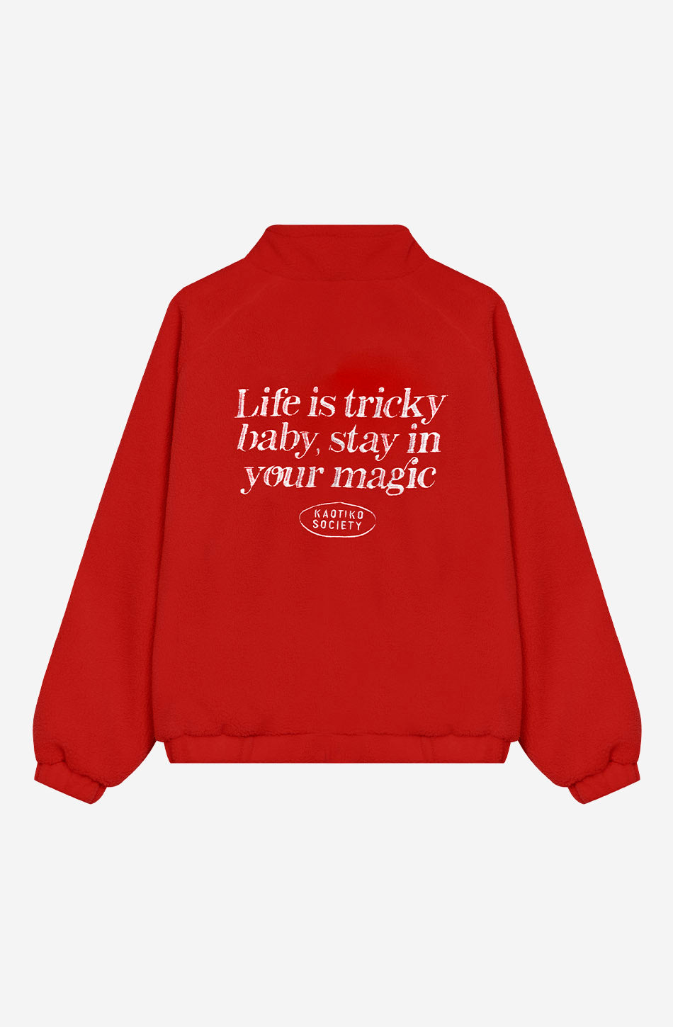 Veste polaire Life Is Tricky Red