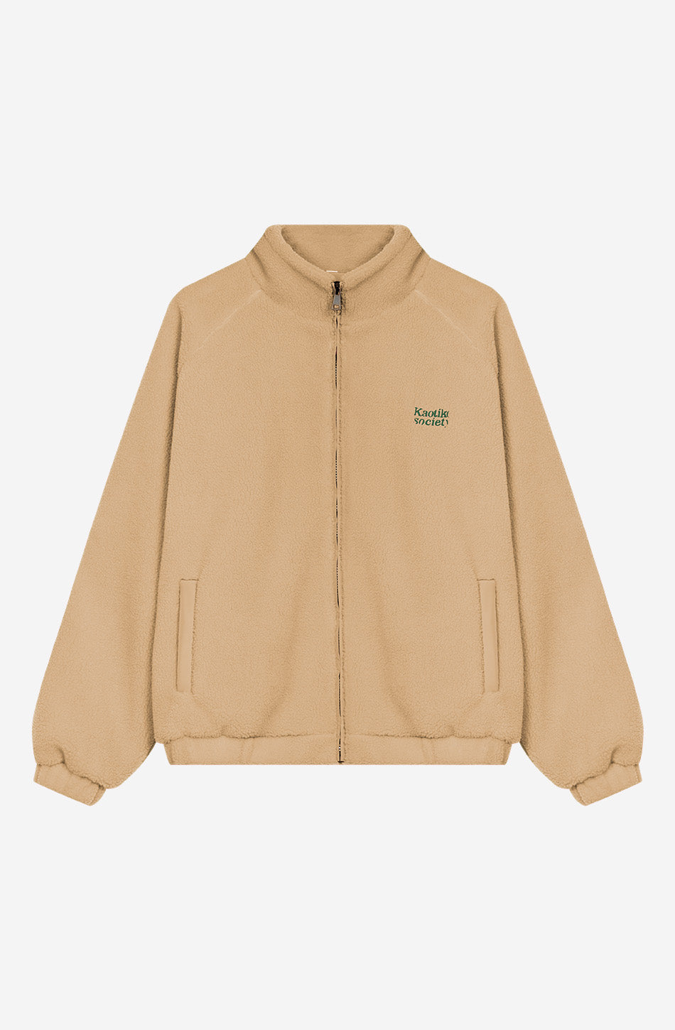 Life is Tricky Camel Fleece Jacket