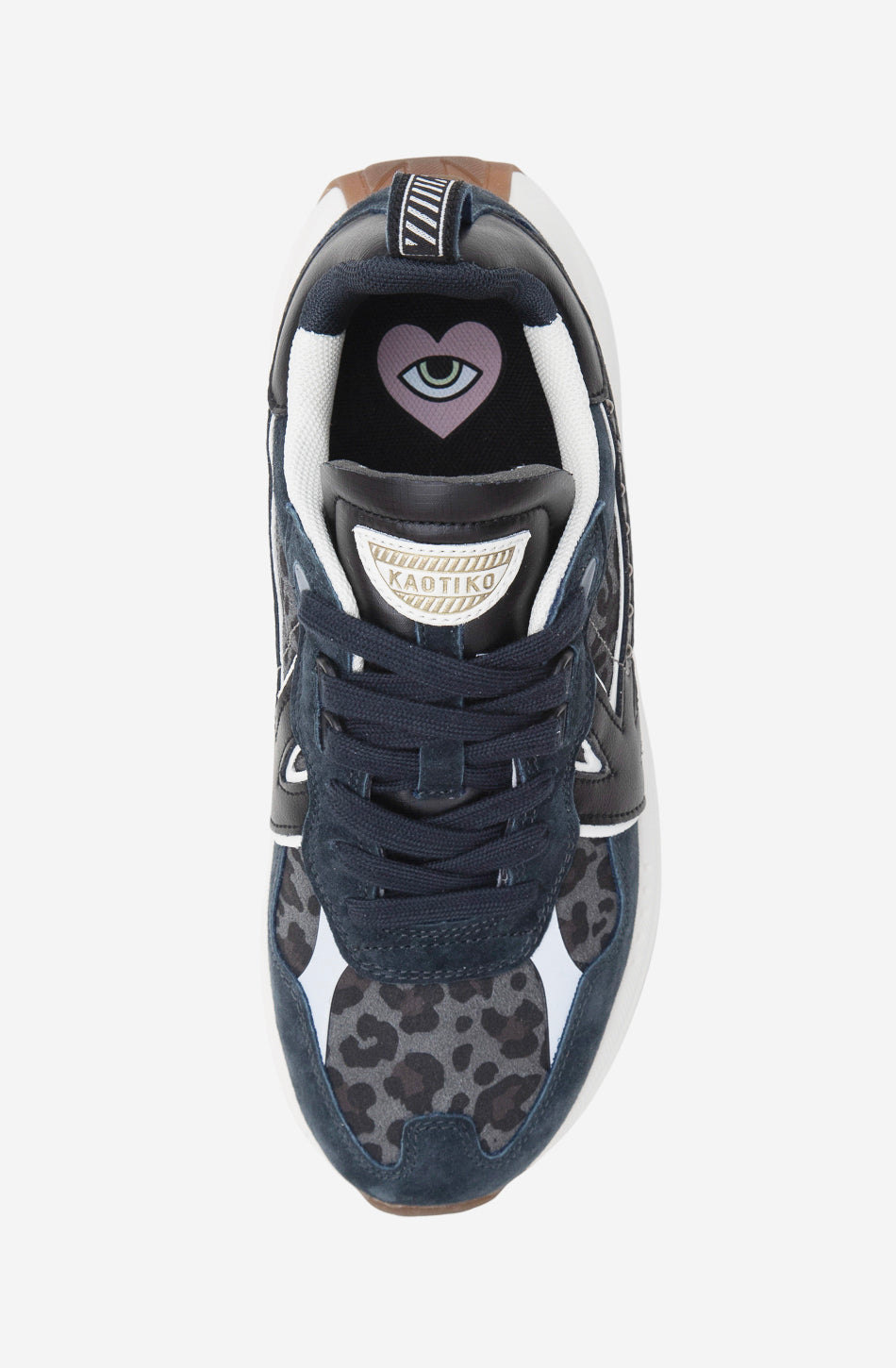 Kaotiko Detroit Glam Anthracite Sneakers