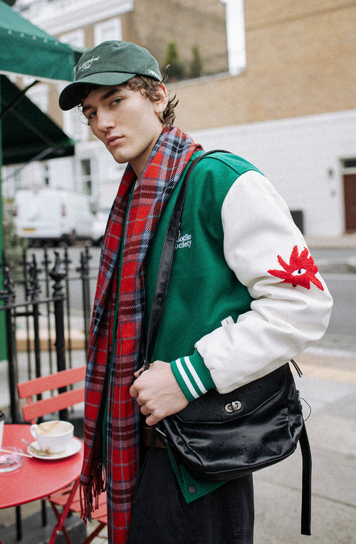 Veste Baseball Tricky Love Green
