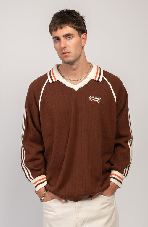 Polo Retro Sport Society Brown