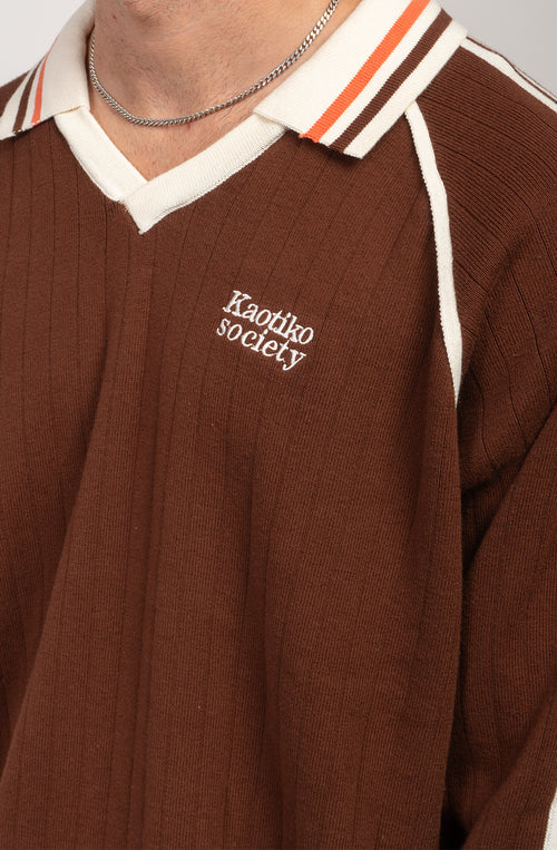 Polo Retro Sport Society Brown