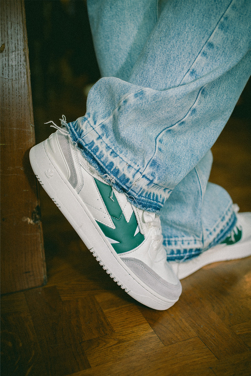 Kaotiko Boston Piping Green Sneakers