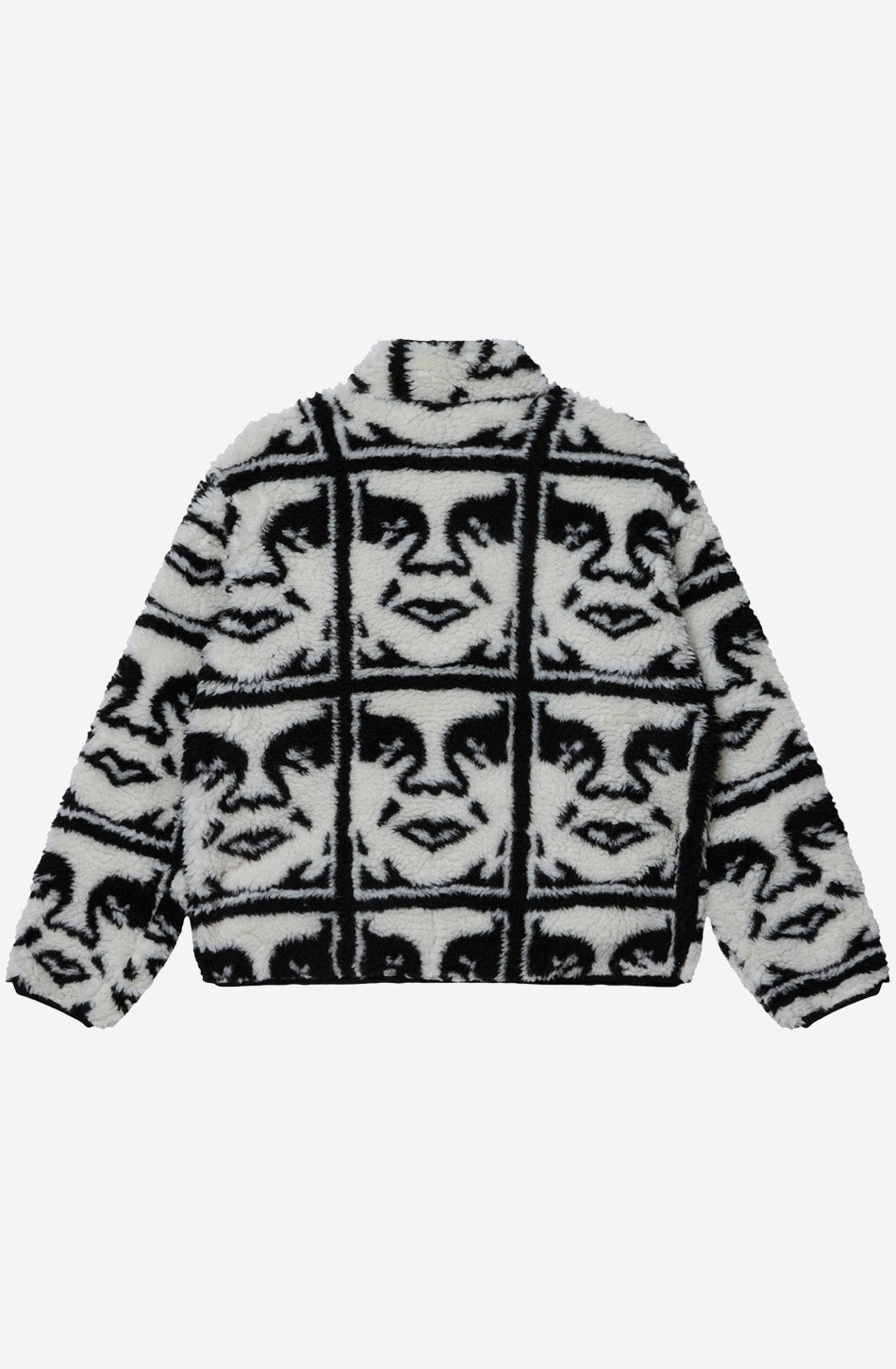Obey Repeated Icon Sherpa Jacket