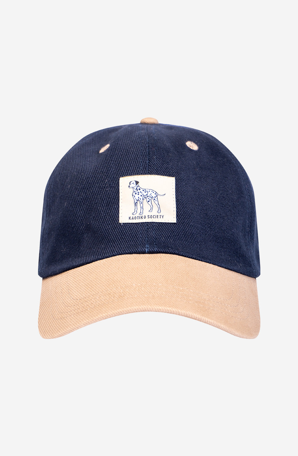 Dalmatian French Navy/Taupe Cap