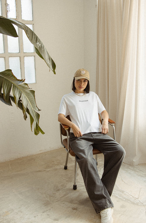 Washed Naughty Puppies White T-shirt