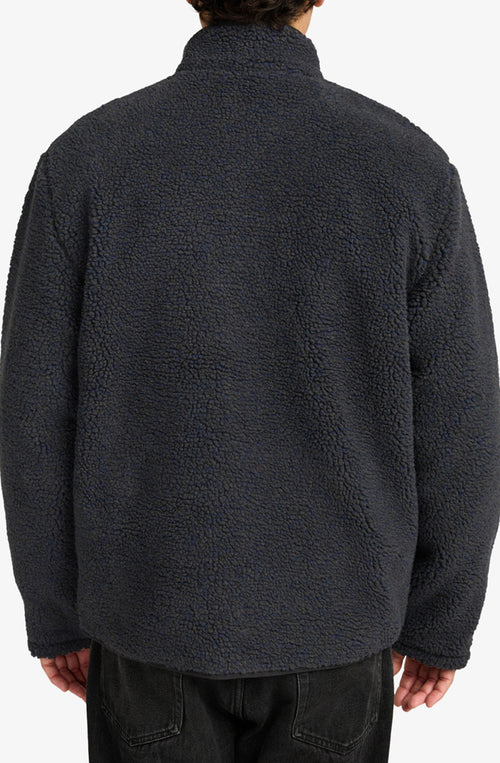 RVCA Westwood Snap Fleecejacke Moody Blue