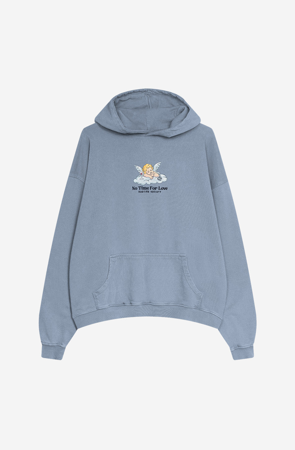 Washed Sweatshirt No Time For Love Steel