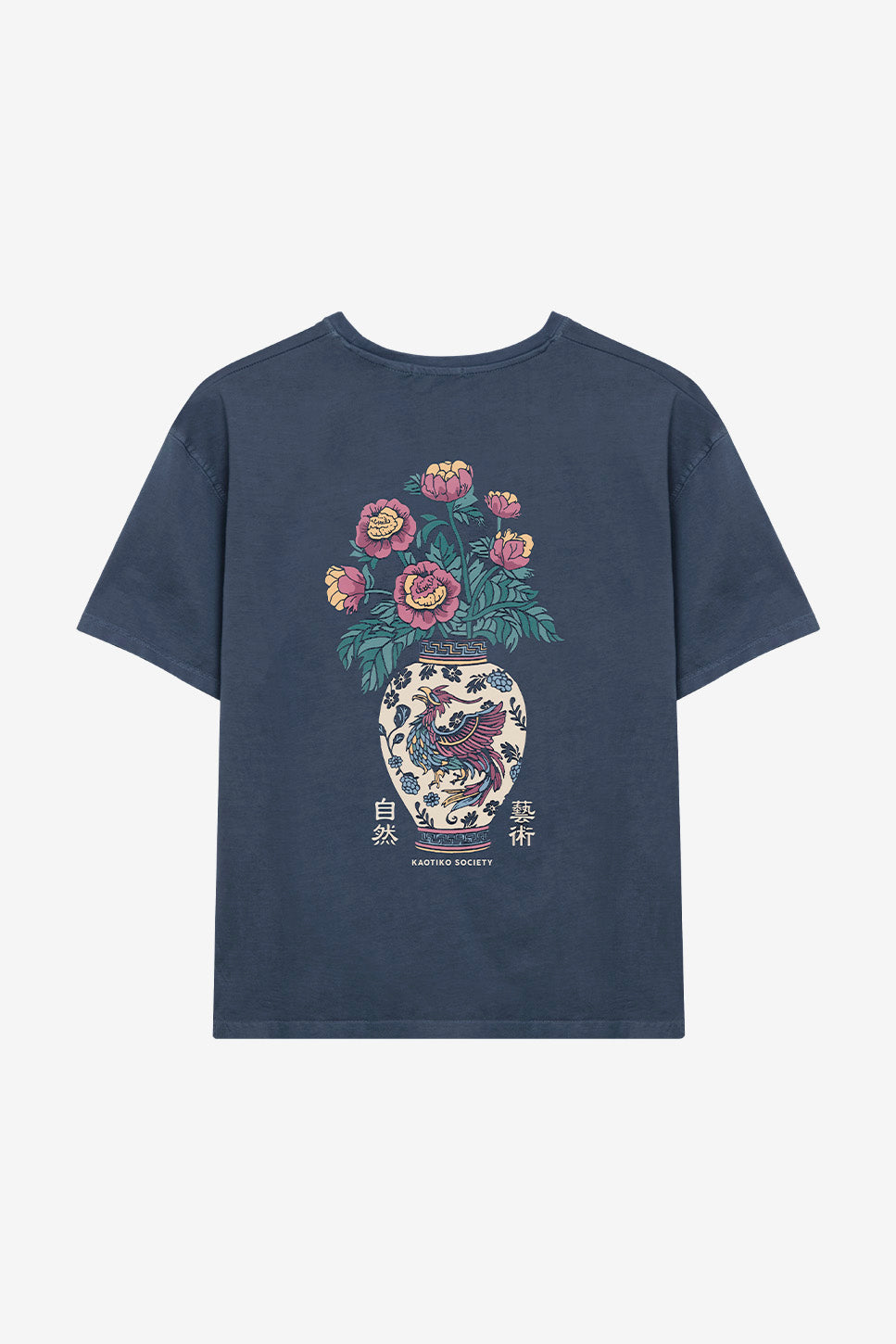 Washed Blood Of China T-shirt Navy