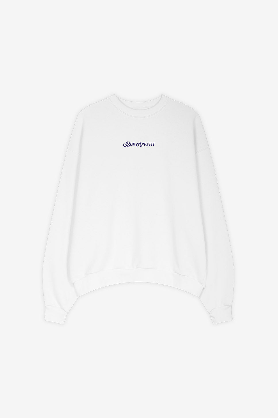 La Dolce Vita Organic Cotton White Sweatshirt