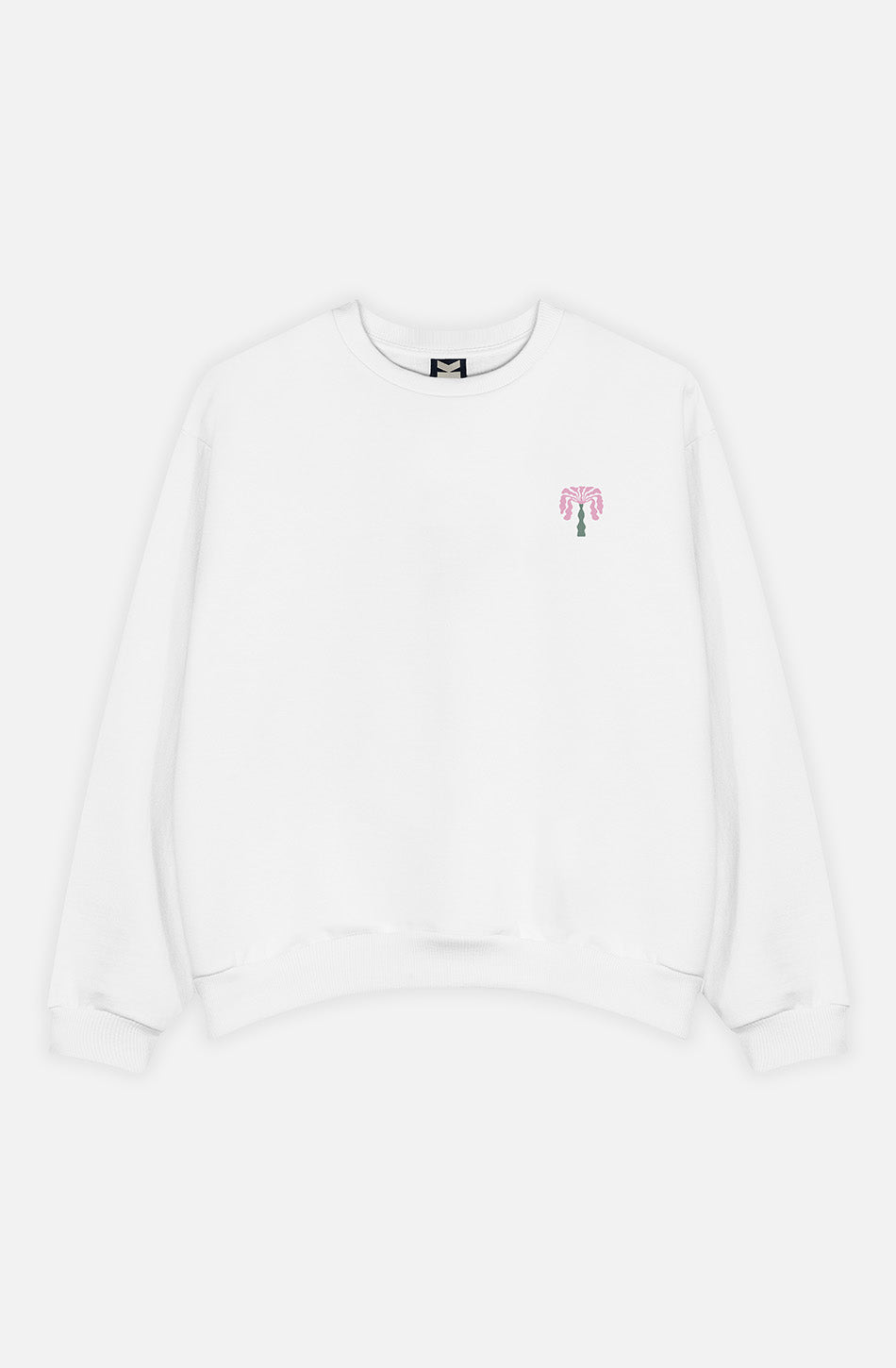 Paradise Organic Cotton White Sweatshirt