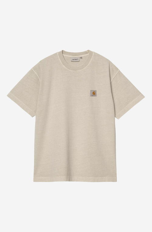 Camiseta Carhartt WIP Fleur De Sel Garment Dyed