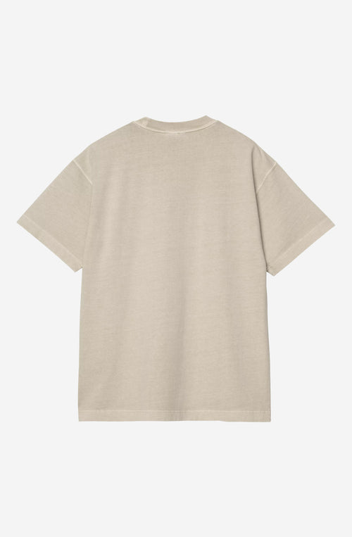 Camiseta Carhartt WIP Fleur De Sel Garment Dyed