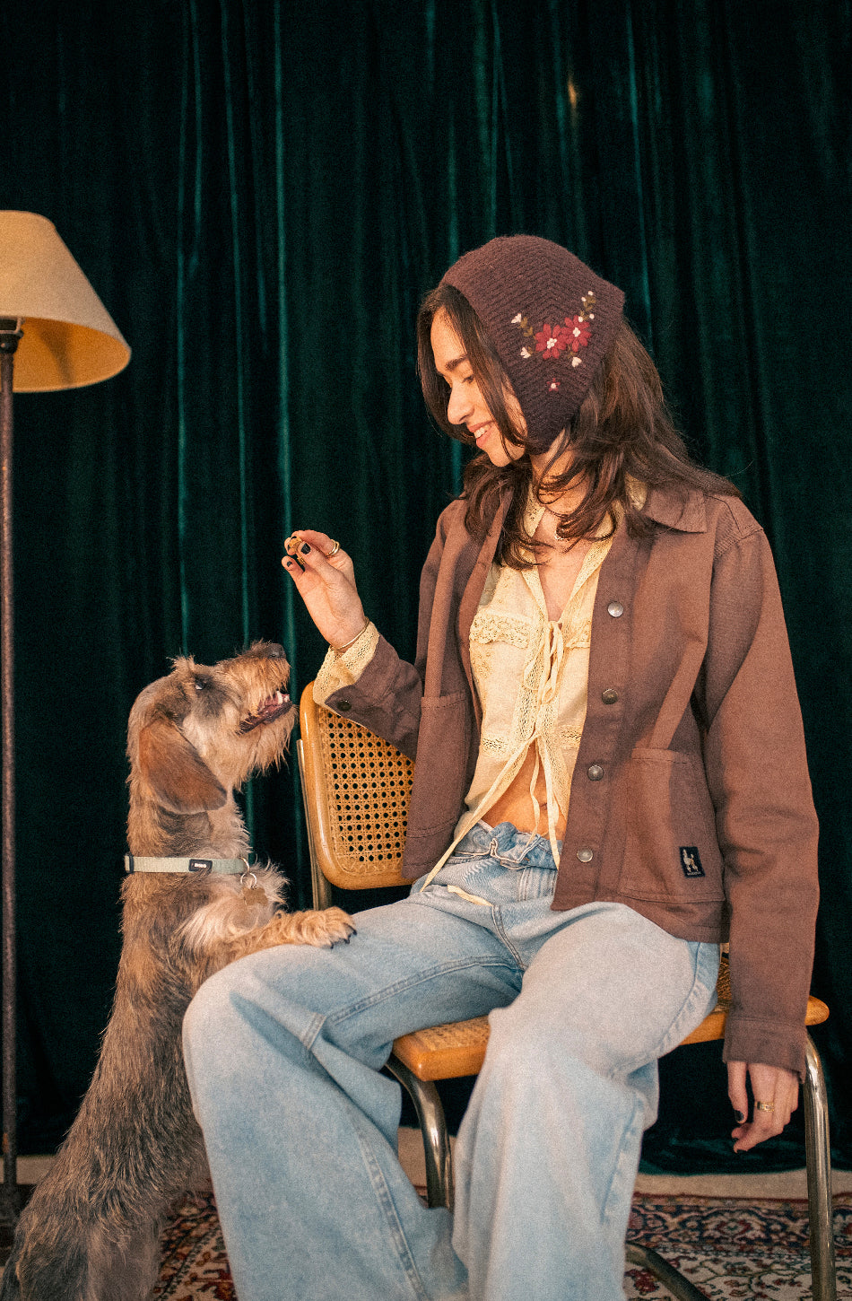 Nature Poodle Brown Jacket - Kaotiko