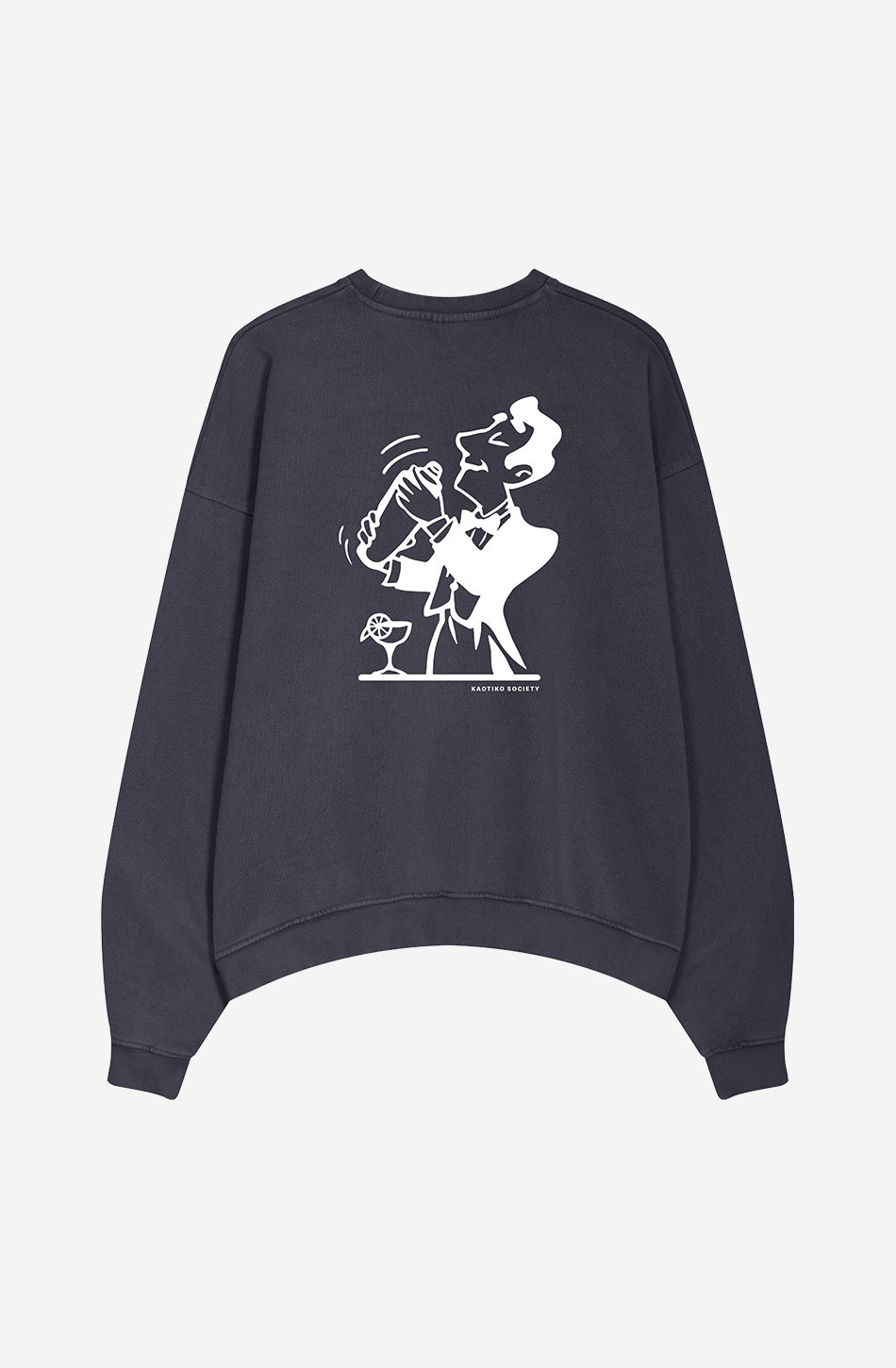 Washed Cocktail Man Navy Sweatshirt