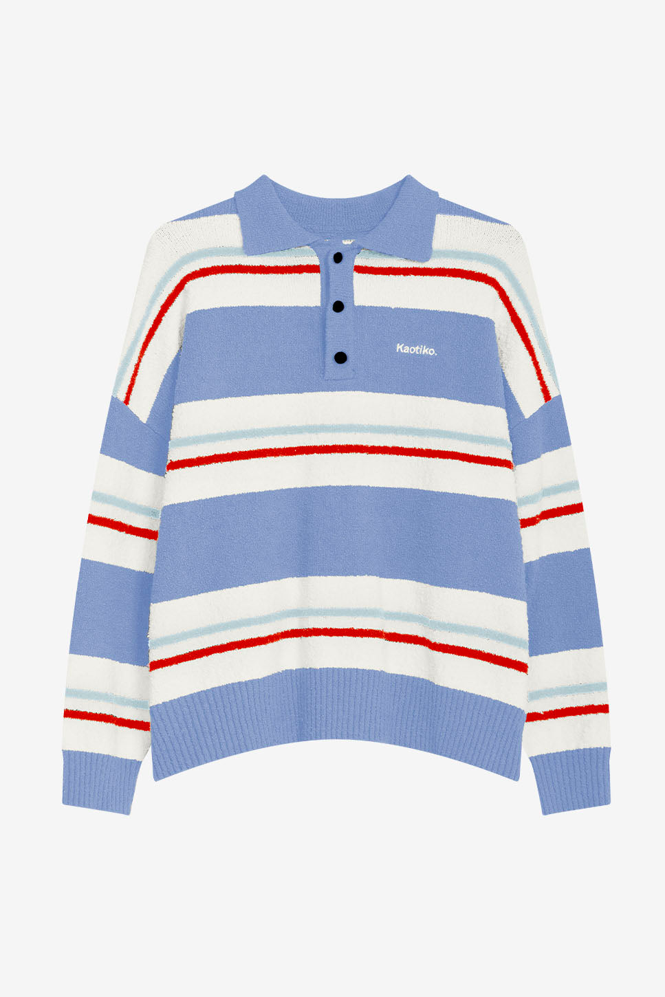 Navy/Red Stripe Polo Jersey
