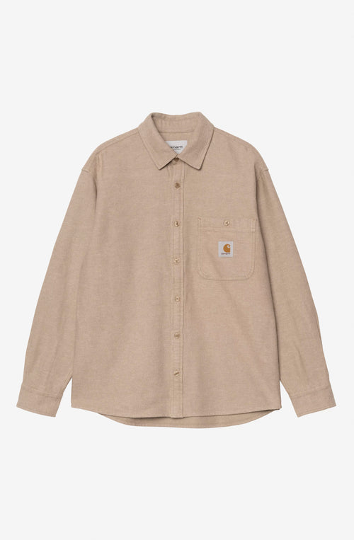Chemise Carhartt WIP Edgar Peanut/Wax 